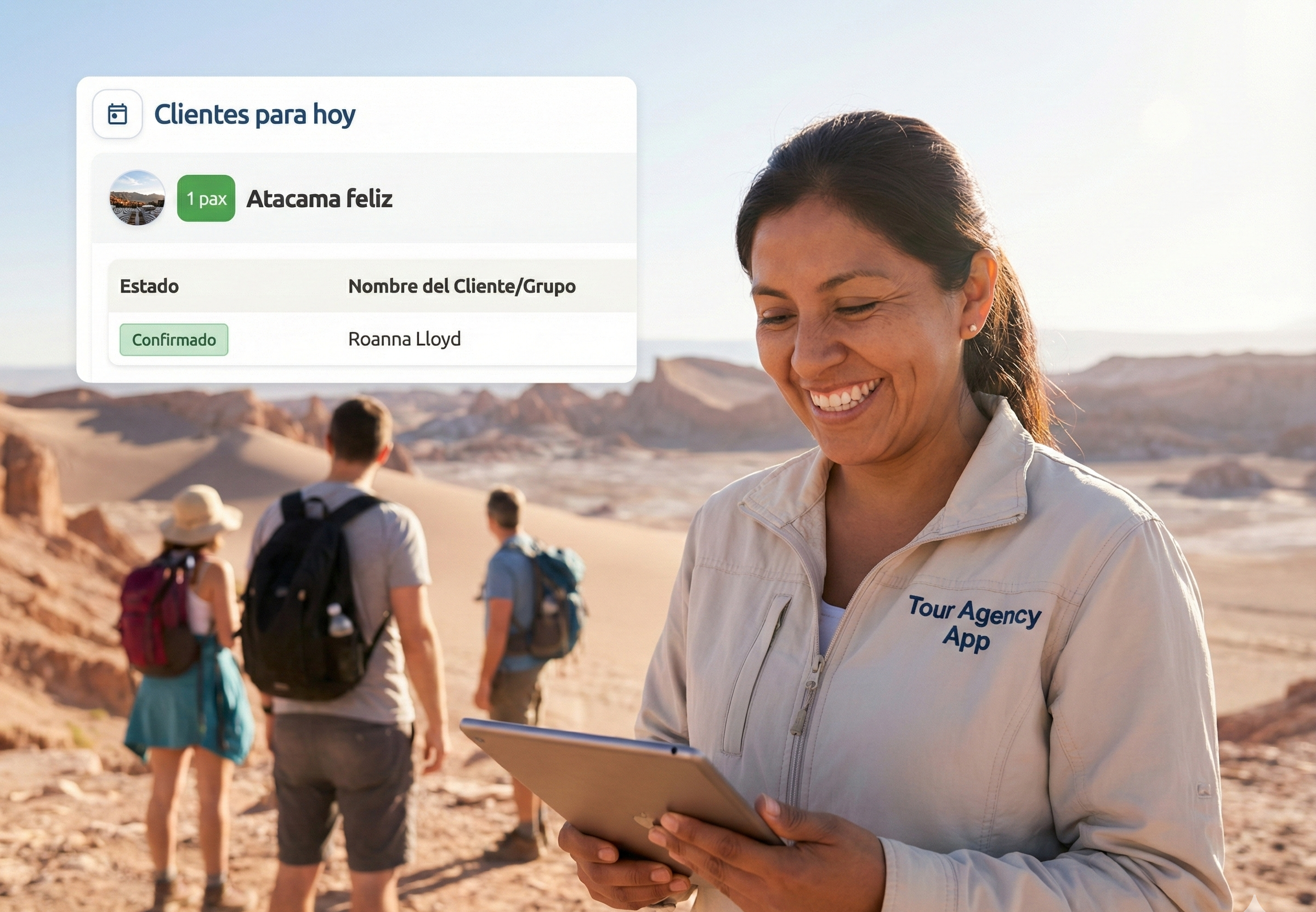 Lista de passageiros sempre à mão