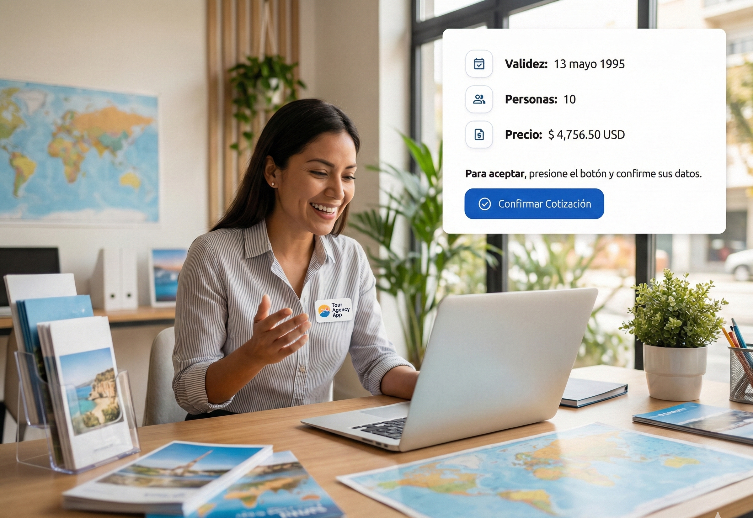 Quando o cliente diz “sim”, o sistema registra