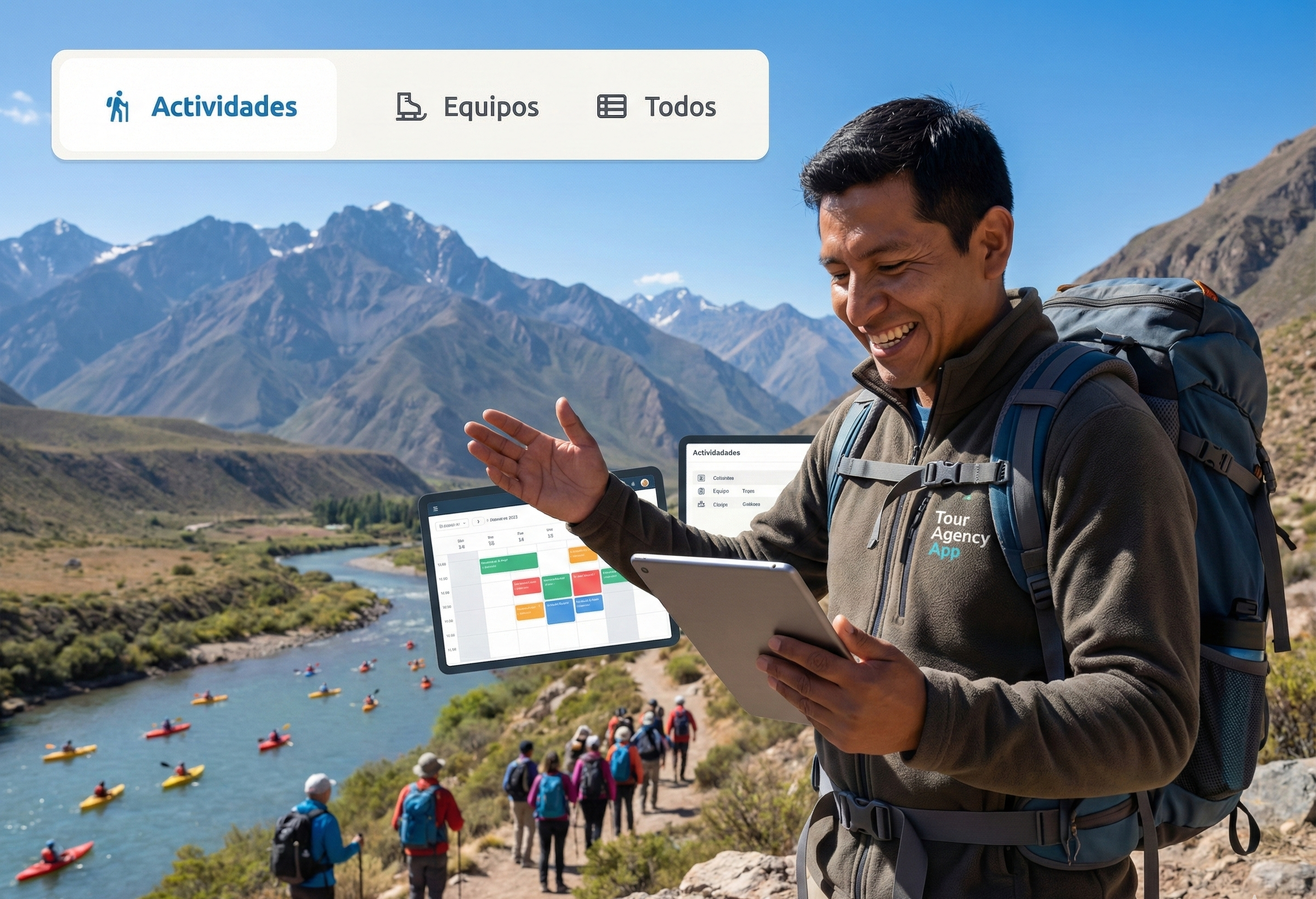 Agenda visual de atividades e aluguéis