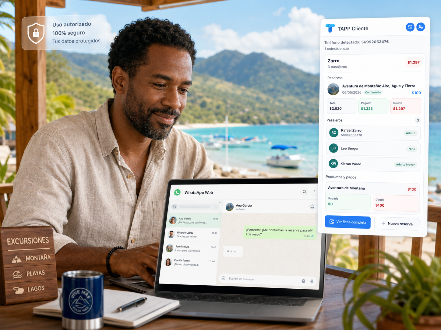 Consulte clientes TAPP sem sair da conversa